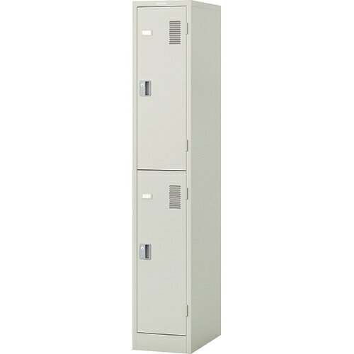 2人用ロッカー LK12M-AW「直送品、送料別途見積り」
