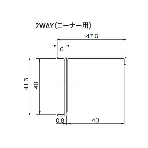 SUSエッジ 2WAY KGSS4-19 穴無 「直送品、送料別途見積り、法人・事業所限定」 3