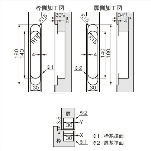 三次元調整機能付隠し丁番 DX101「直送品、送料別途見積り」 acea