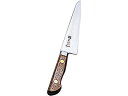 正本 紫丹柄ツバ付最高級炭素鋼 包丁 骨スキ14.5Cm 145mm「直送品」