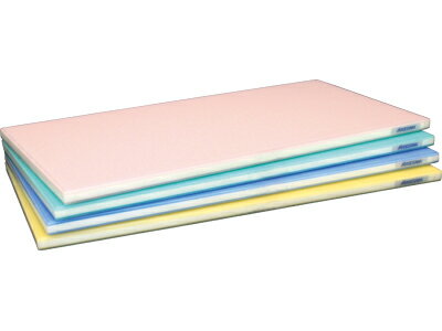ポリエチレン全面カラーかるがるまな板　800×400×23mm　イエロー「送料元払い・直送」