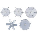 AS 撹拌翼 SUSディスクタービン40mm (品番:1-7125-24)(注番1005215)・(送料別途見積り,法人・事業所限定,取寄)