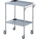 AS 立ち上げカート Mー2V-M 2段 (品番:2-7679-01)(注番1010490)・(送料別途見積り,法人・事業所限定)【大型】
