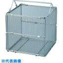 AS ステンレス折畳洗浄カゴFDWB-415 (品番:2-811-02)(注番1015303)・(送料別途見積り,法人・事業所限定,取寄)