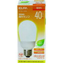 ELPA 電球形蛍光灯A形 40W形 (品番:EFA10EL/7-A042H)(注番1022024)