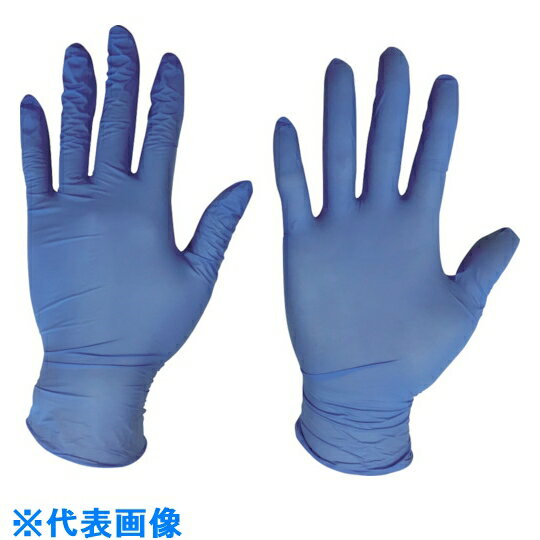 川西　ニトリル使いきり手袋粉無250枚入ブルーMサイズ （品番:2060BL-M）（注番1026068）