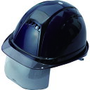 □トーヨーセフティ (TOYO)ヘルメット ヴェンティープラス シールド面付 紺 (品番:NO.391F-S-C-NY)(注番1030293)