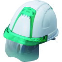 トーヨーセフティ ヘルメット ヴェンティープラス シールド面付 白 (品番:NO.391F-G-C-WH)(注番1030314)