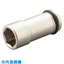 TONE インパクト用ロングソケット 対辺寸法22mm 差込角19.0mm 全長85mm (品番:HG6NV-22L)(注番1059735)・(送料別途見積り,...