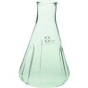 SIBATA 振盪三角フラスコ バッフル付 500mL 4入 (品番:016310-500A)(注番1068534)・(送料別途見積り,法人・事業所限定,取寄)