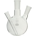 SIBATA 共通摺合二口丸底フラスコ 温度計用封入管付 300mL (品番:005320-24300)(注番1068544)・(送料別途見積り,法人・事業所限...