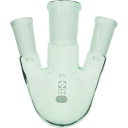 SIBATA 共通摺合三口丸底フラスコ 29/42-19/38 100mL (品番:005360-19100)(注番1070121)・(送料別途見積り,法人・事...