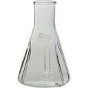 SIBATA 振盪三角フラスコ バッフル付 200mL 6入 (品番:016310-200A)(注番1071696)・(送料別途見積り,法人・事業所限定,取寄)