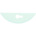 SIBATA 撹拌羽根 半月形 PTFE製 74mm (品番:014360-75)(注番1071756)・(送料別途見積り,法人・事業所限定,取寄)