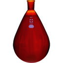 SIBATA 共通摺合なす形フラスコ 茶褐色 29/42 2000mL (品番:005270-292)(注番1073342)・(送料別途見積り,法人・事業所限定...