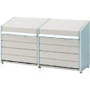 イナバ ダストボックスミニ DBN-1012M (メッシュ床タイプ)400L+500L 2192×600×997 (品番:DBN-1012M)(注番111204...