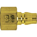 日東 真ちゅう製ハイカプラ(おねじ取付用プラグ)相手側R3/8耐圧力1.5Mpa(00206) (品番:30PF-BRASS)(注番1132245)