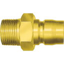 日東 TSPカプラ 真ちゅう製(めねじ取付用プラグ) 相手側Rc1/8(00562) (品番:1TPM-BRASS)(注番1133098)