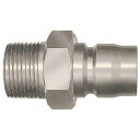 日東 TSPカプラ 鋼鉄製(めねじ取付用プラグ) 相手側Rc3/8(00808) (品番:3TPM-STEEL)(注番1133110)