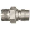日東 TSPカプラ 鋼鉄製(めねじ取付用プラグ) 相手側Rc3/4(00814) (品番:6TPM-STEEL)(注番1133136)