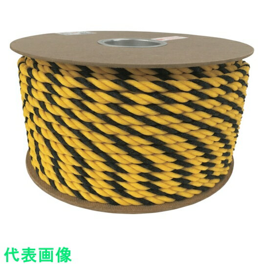 ユタカメイク ロープ 標識ロープドラム巻 12φ×1m 《100m入》 (品番:RY-2)(注番1137045×100)・(送料別途見積り,法人・事業所限定)【大型】