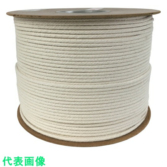 ユタカメイク ロープ 綿金剛打ロープドラム巻 5φ×1m 《300巻入》 (品番:RCX-9)(注番1137054×300)・(送料別途見積り,法人・事業所限定,取寄)