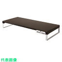 LIHIT デスクボード 机上台(幅590mm・USB3.0ハブ付) 黒 (品番:A7334-24)(注番1141531)