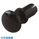 TRUSCO プッシュリベット 板厚4.7~5.6mm 穴径3.6Φ 長さ7.0 黒 50個入 (品番:TPR3570-BK)(注番1154174)