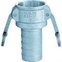 TOYOX カムロック カプラー ホースシャンク(細め) アルミ 633-CT 1-1/2インチ AL (品番:633-CT-1-1/2-AL)(注番11588...
