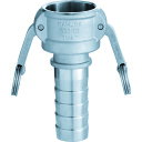 TOYOX カムロック カプラー ホースシャンク(細め) ステンレス 633-CT 1-1/2インチ SST (品番:633-CT-1-1/2-SST)(注番1...