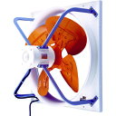 Suiden 有圧換気扇 ハネ径60cm 1速式 3相200V (品番:SCF-T60FG3)(注番1165112)・(送料別途見積り,法人・事業所限定)【大型...