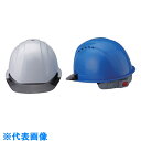 □トーヨーセフティ ひさし透明ヘルメット 白 (品番:NO.380F-OT-G-WH)(注番1178336)・(送料別途見積り,法人・事業所限定,取寄)