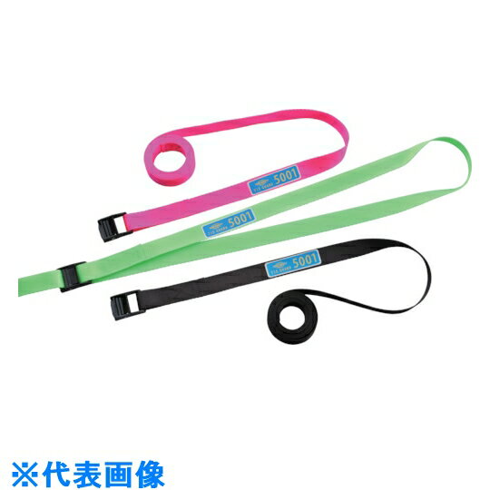 □トーヨーセフティ　軽量物用しめ締めベルト　3m　ピンク （品番:NO.5001-3.0M）（注番1179844）・（送料別途見積り,法人・事業所限定,取寄）