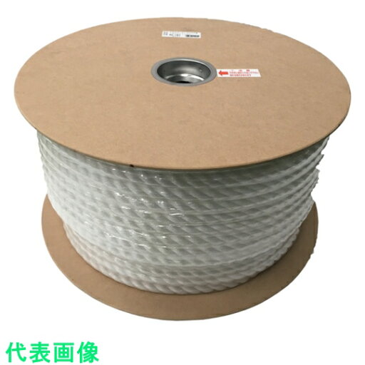 ユタカメイク PEカラーロープ ドラム巻 ホワイト 16mm×100m (品番:PRE-167)(注番1187532)・(送料別途見積り,法人・事業所限定,取寄) ユタカメイク PEカラーロープ ドラム巻 ホワイト 16mm×100m (品番:PRE-167)(注番1187532)・(送料別途見積り,法人・事業所限定,取寄)