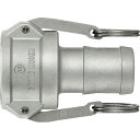 日東 レバーロックカプラ(ホース取付用) 適合ホースサイズ:3/4インチ(79768) (品番:LC-6TSH-AL-NBR)(注番1210068)