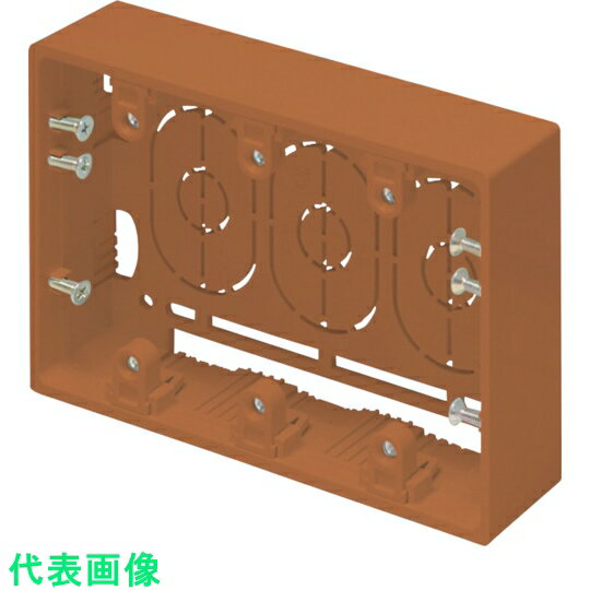 電子機器SFBA26SFBA2WSFBA22SFBA23SFBF31SFBF39SFBF36SFBF3WSFBF32SFBF33SFBA31SFBA39SFBA36SFBA3WSFBA32SFBA33SFBC21SFBC29SFBC26SFBC2W≪類似品 前 40個 ≪類似品 前20個類似品後 20個≫類似品後 40個≫ 電子機器883689 マサル工業 マサル　ニュー・エフモール付属品　露出ボックス　3個用　深型　ブラウン 〔品番:SFBF36〕 [本体質量：169.9g] 《包装時基本サイズ：46.5×165×120.5mm》〔包装時質量：169.9g〕分類》電子機器》電設配線部品》ケーブルカバー☆納期情報：在庫色(外紫) メーカー直送品【法人限定＝会社名ご記入お願い致します。】特長●モール接続口は、ノックアウト方式ですから開口が簡単です。●ケーブル取入れ口は最大10口あり、取付け場所や施工に合せて最適なケーブル取入れができます。●ノックアウトはニュー・エフモール1〜3号に適合しています。用途●●スイッチやコンセントなどの配線器具を収納、設置するために使用。仕様・サイズ・寸法など●サイズ(mm)W：165●サイズ(mm)H：120.5●サイズ(mm)L：46.5●電気用品安全法対象品(PSE)●ブッシング1個付属(2号用)材質/仕上セット内容/付属品注意原産国（名称）日本JANコード4528944361453コロンコード7207210000コロン名称マサル　電線保護カバー本体質量169.9g