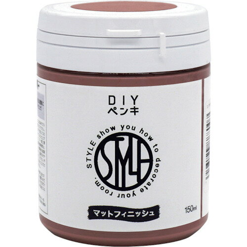 ニッぺ　水性つや消し塗料DIYペンキ　150ML　オールドローズ　HUM361-150 （品番:4976124888083）（注番1233327）・（送料別途見積り,法人・事業所限定,取寄）