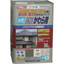 アサヒペン 水性高級かわら用 14L 銀黒 （品番:401458）（注番1234619）・（送料別途見積り,法人・事業所限定,取寄）