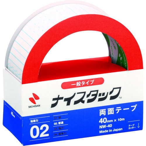 ニチバン　両面テ-プ　ナイスタックNW-40　40mmX10m （品番:NW-40）（注番1246995）(3)