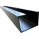 □アルインコ アルミ母屋材 35x25x1.3 ブラック 3.65m (品番:HP100K) (注番1250581)