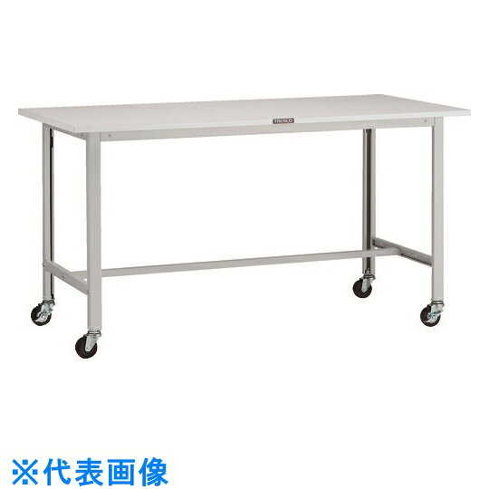 TRUSCO　AO型軽量作業台　1500X600　車輪付 （品番:AO-1560C75）（注番1259144）・（法人・事業所限定,直送元）