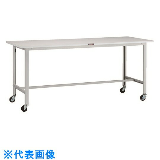 TRUSCO　AO型軽量作業台　1800X600　車輪付 （品番:AO-1860C75）（注番1259146）・（法人・事業所限定,直送元）