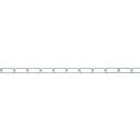 □ニッサチェイン 鉄カラーリンクC 15m巻 白 (品番:R-IL30E-W)(注番2147106)