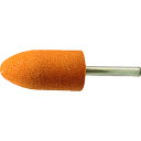 TRUSCO 軸付砥石WA 砲弾型 Φ25X幅50X軸6 #60 5本入 (品番:MO-744P)(注番1266721)