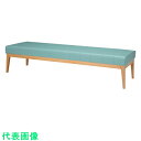 ミズノ 木脚ロビーチェア 3人用背無 グリーン (品番:MBC-1828WD58-GR)(注番1277024)・(法人・事業所限定,直送元)