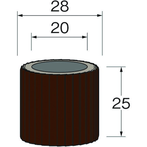 リューター ポリゴンバンドA （アランダム） 外径 （mm） ：28幅 （mm） ：25粒度 （＃） ：120 （品番:S6114）（注番1284308） （送料別途見積り,法人 事業所限定,取寄）