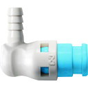□日東 キューブカプラ相手側取付サイズ内径φ6チューブ(65263) (品番:SPC-06PHL-BLU-POM)(注番1287611)・(送料別途見積り,法人...