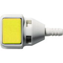 □日東 キューブカプラ相手側取付サイズ内径φ6チューブ(65190) (品番:SPC-06SH-VL-YEL-POM)(注番1289167)・(送料別途見積り,...