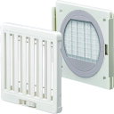 JAPPY 換気用樹脂製レジスター 150Φ ハニカムメッシュ (品番:JKS150MWH)(注番1292075)・(送料別途見積り,法人・事業所限定,取寄)