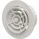JAPPY 換気用樹脂製レジスター 100Φ 丸型 (品番:JMP100WG)(注番1293647)
